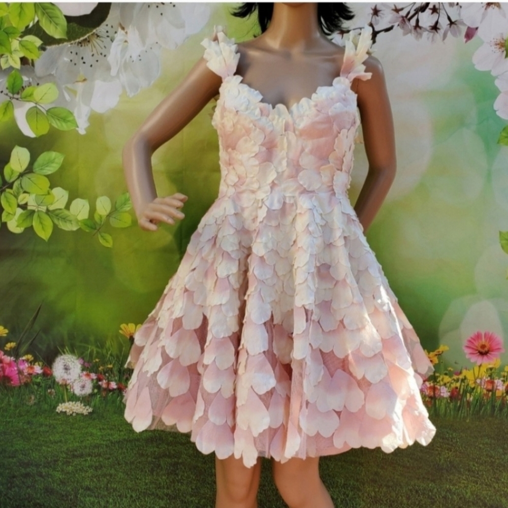 Zimmermann Petal Pink Dress Size 2, Us Size 6